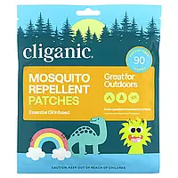 Cliganic, Засіб проти комарів, патчі Positive Vibes, з ефірною олією, 90 патчів Дніпр Дніпро