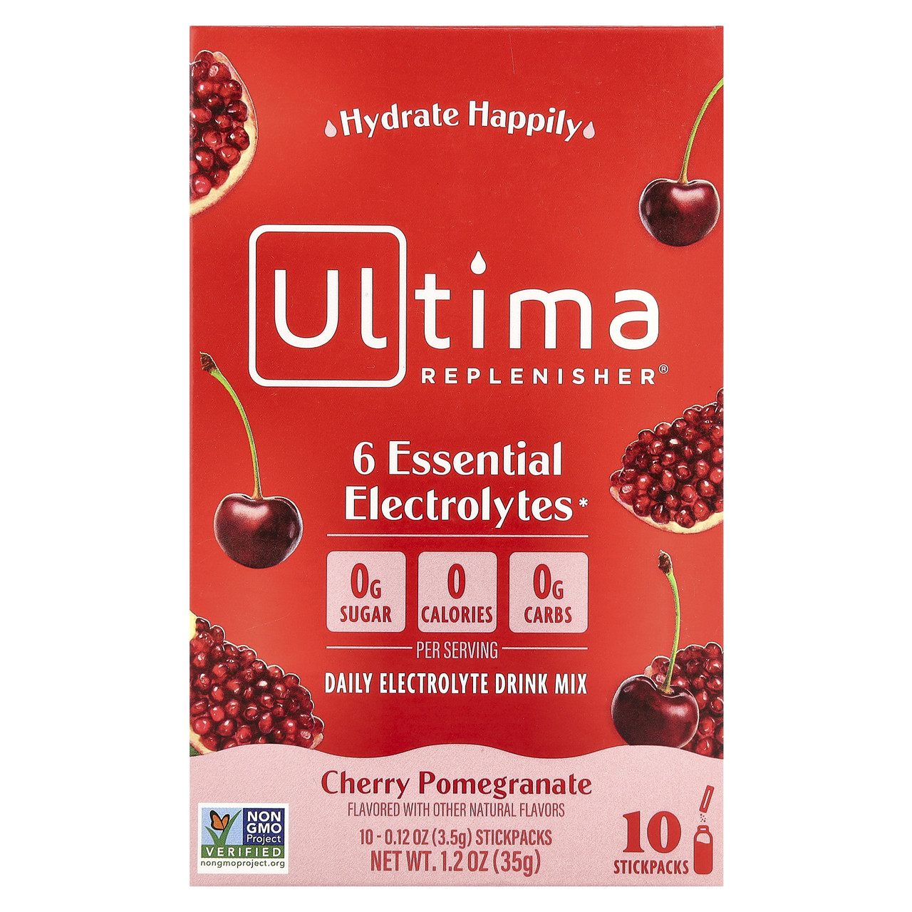 Ultima Replenisher, 6 Essential Electrolytes, щоденна суміш для приготування електролітів, вишня та гранат,, Київ