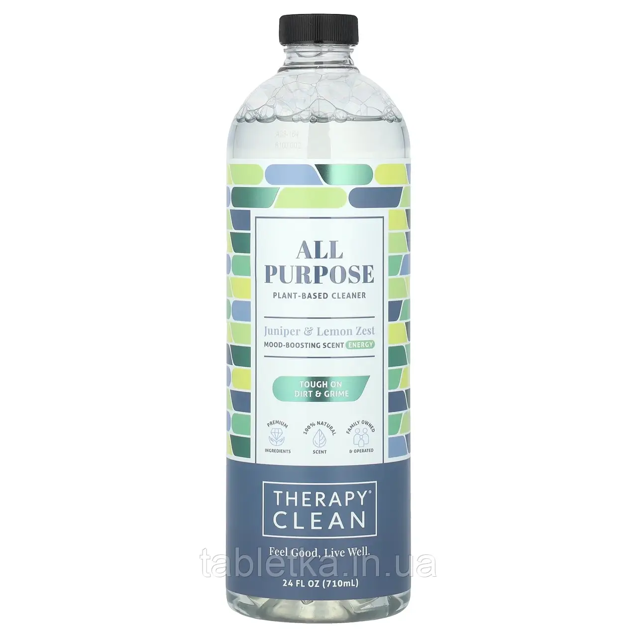 Therapy Clean, Універсальний очисний засіб, ялівець і цедра лимона, 710 мл (24 рідк. унці)