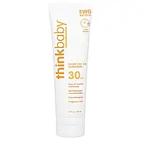Think, Thinkbaby, сонцезахисний засіб із цинком, SPF 30, 89 мл (3 рідк. Унції) Дніпр