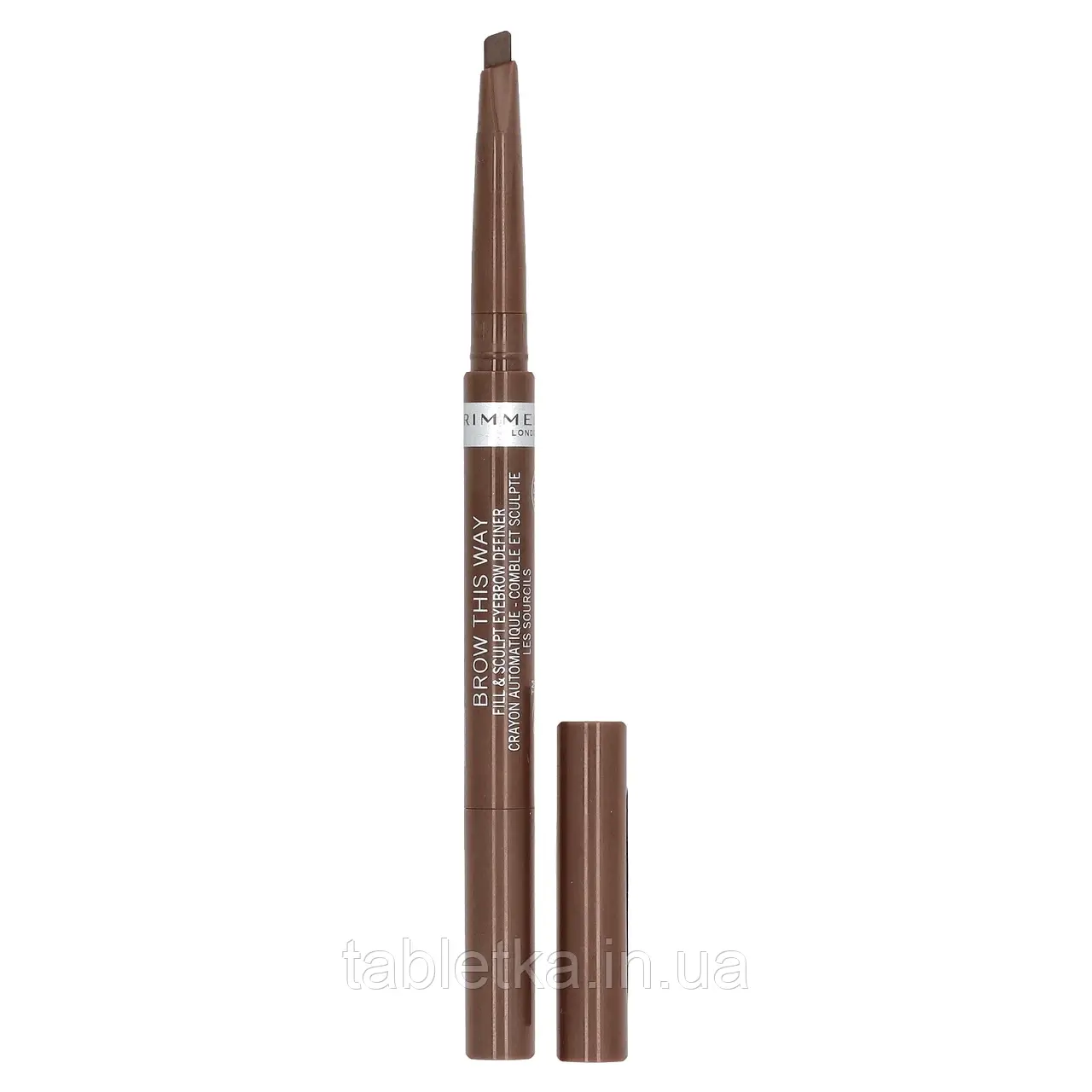 Rimmel London, Brow This Way, засіб для брів Fill&Sculpt, коричневий, 0,25 г (0,008 унції)