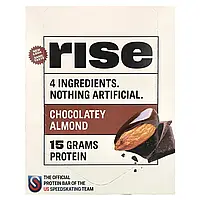 Rise Bar, Протеїновий батончик, шоколадний мигдаль, 12 батончиків, 60 г (2,1 унції)
