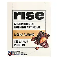 Rise Bar, Протеїновий батончик, моко та мигдаль, 12 батончиків, 60 г (2,1 унції)