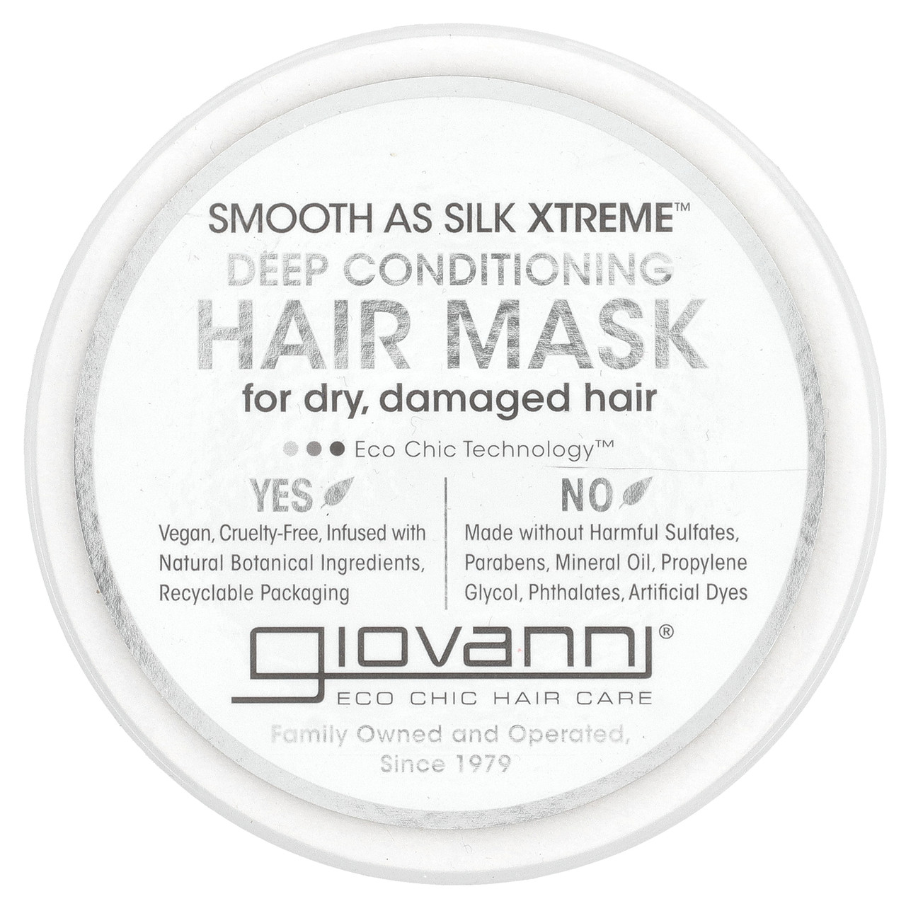 Giovanni, Smooth As Silk XtremeTM, маска для волосся глибокого кондиціонування, 295 мл (10 рідк. Унций), Київ