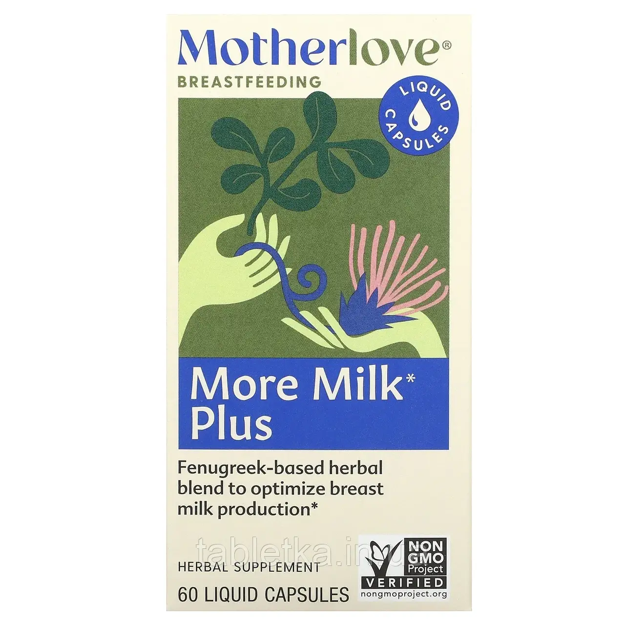 Motherlove, для грудного вигодовування, More Milk Plus, 60 капсул з рідиною Дніпро