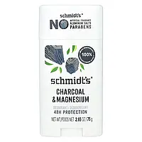 Schmidt's, дезодорант, деревне вугілля та магній, 75 г (2,65 унції)