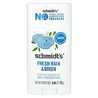 Schmidt's, Натуральний дезодорант, Fresh Rain & Birch, 75 г (2,65 унції) Дніпро Дніпро