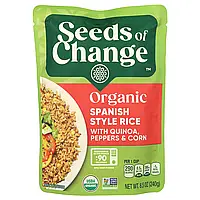 Seeds of Change, Органічний рис в іспанському стилі з кіноа, перцем і кукурудзяною, 240 г (8,5 унції)