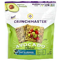 Crunchmaster, Avocado Toast, хрусткі рисові крекери, сіль і перець, 100 г (3,54 унції)