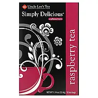 Uncle Lee's Tea, Simple Delicious, малиновий чай, без кофеїну, 18 чайних пакетиків, 32,4 г (1,14 унції)