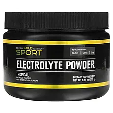 California Gold Nutrition, SPORT, електролітний порошок, натуральний тропічний продукт, 279 г (9,84 унції), Київ