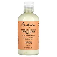 SheaMoisture, Curl&Style Milk, кокос і гібіскус, 237 мл (8 рідк. Унцій) Дніпро