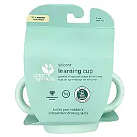 Green Sprouts, Silicone Learning Cup, 12+ Months, Light Sage, 7 oz (207 ml)