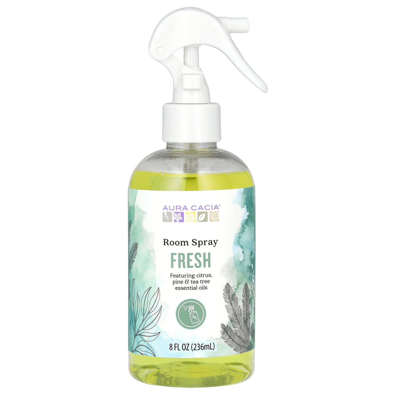 Aura Cacia, спрей для приміщень, свіжість, 236 мл (8 рідк. унцій) Київ, Київ