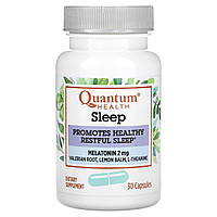 Quantum Health, Sleep, мелатонін''' 30 капсул оригінал