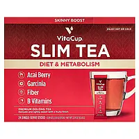 VitaCup, Slim Tea, розчинний чай із суперфудами, чай улун, 24 стики On the Go по 2,65 г (0,09 унції)