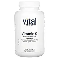 Vital Nutrients, вітамін C з біофлавоноїдами, 220 веганських капсул Дніпро