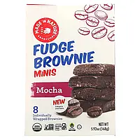 Made in Nature, Fudge Brownie Minis, моко, 8 тістечок, 168 г (5,92 унції) Дніпр