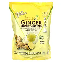 Prince of Peace, Кристали імбиру та меду, лимон, без кофеїну, 30 пакетиків по 18 г Дніпр Дніпро