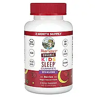 MaryRuth's, органічні жувальні таблетки для дітей, з мелатоніном, зі смаком ягід, 1 мг, 60 жувальних