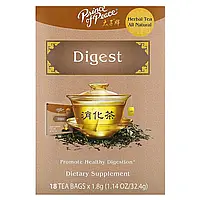 Prince of Peace, Herbal Tea, Digest, 18 чайних пакетиків, 32,4 г (1,14 унції) Дніпро