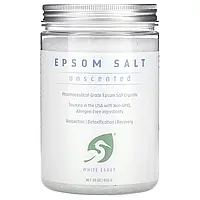 White Egret Personal Care, англійська сіль, без запаху, 850 г (30 унцій)