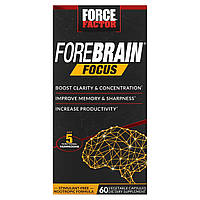 Force Factor, Forebrain Focus, 60 рослинних капсул оригінал