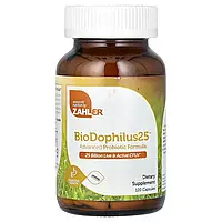 Zahler, BioDophilus25, покращена формула пробіотика, 25 млрд КУО, 120 капсул