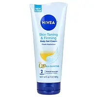 Nivea, тонізувальний і зміцнювальний гель-крем для тіла, 189 г (6,7 унції)