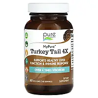 Pure Essence, My Pure, Turkey Tail 4X, 60 Vegi-Caps Днепр Дніпро