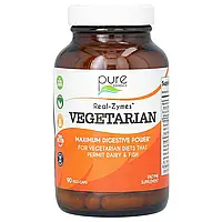 Pure Essence, Real-Zymes, вегетаріанський продукт, 90 рослинних капсул