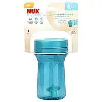 NUK, Everlast Weighted Straw Cup, для дітей від 12 місяців, бірюзовий, 300 мл (10 унцій) Дніпр