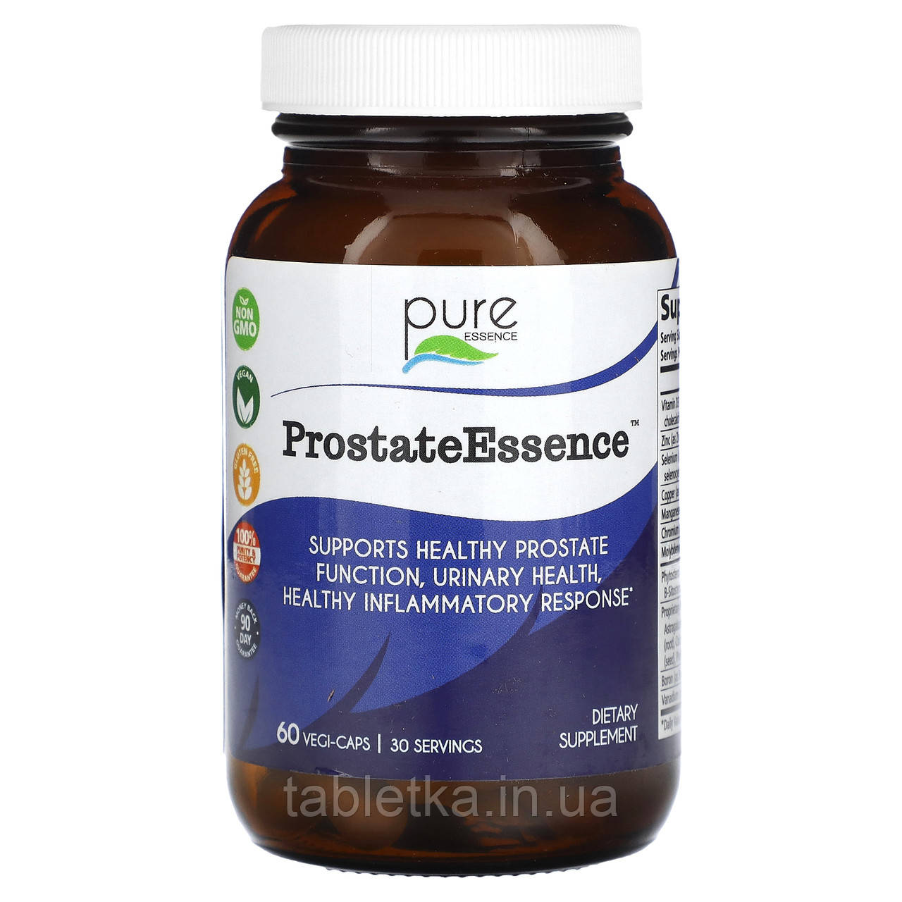 Pure Essence, ProstateEssence, 60 Vegi-Caps Днепр Дніпро