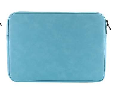 Чохол для ноутбука синій світлий 15.6" вологозахисний поліуретан чохол до ноутбуку 15 дюймів м'яка поверхня блакитний, фото 1