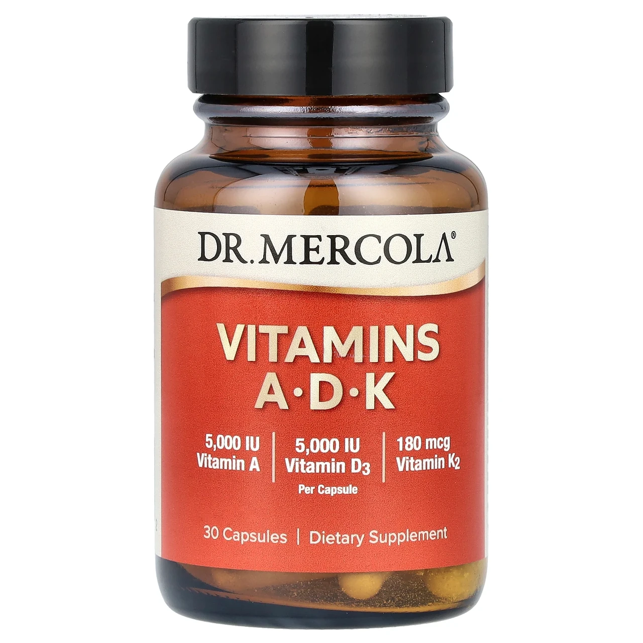 Dr. Mercola, вітаміни ADK, 30 капсул Київ, Київ, фото 1