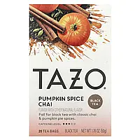 TAZO, Black Tea, чай із гарбузовими спеціями, 20 чайних пакетиків, 50 г (1,76 унції)