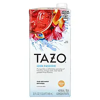 TAZO, Концентрат трав'яного чаю Iced Passion, без кофеїну, 946 мл (32 рідк. унці.)