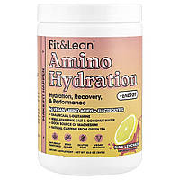 Fit & Lean, Amino Hydration + Energy, рожевий лимонад, 363 г (12,8 унції) оригінал