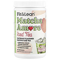 Fit & Lean, Чай з льодом Matcha Amore, персиковий чай, 141 г (5 унцій) оригінал