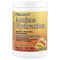 Fit & Lean, Amino Hydration, персик і манго, 350 г (12,3 унції) оригінал