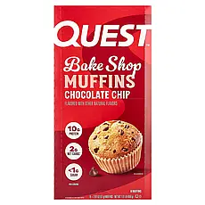 Quest Nutrition, Bake Shop Muffins, шоколадна крихта, 8 кексів, 57 г (2,01 унції), Київ