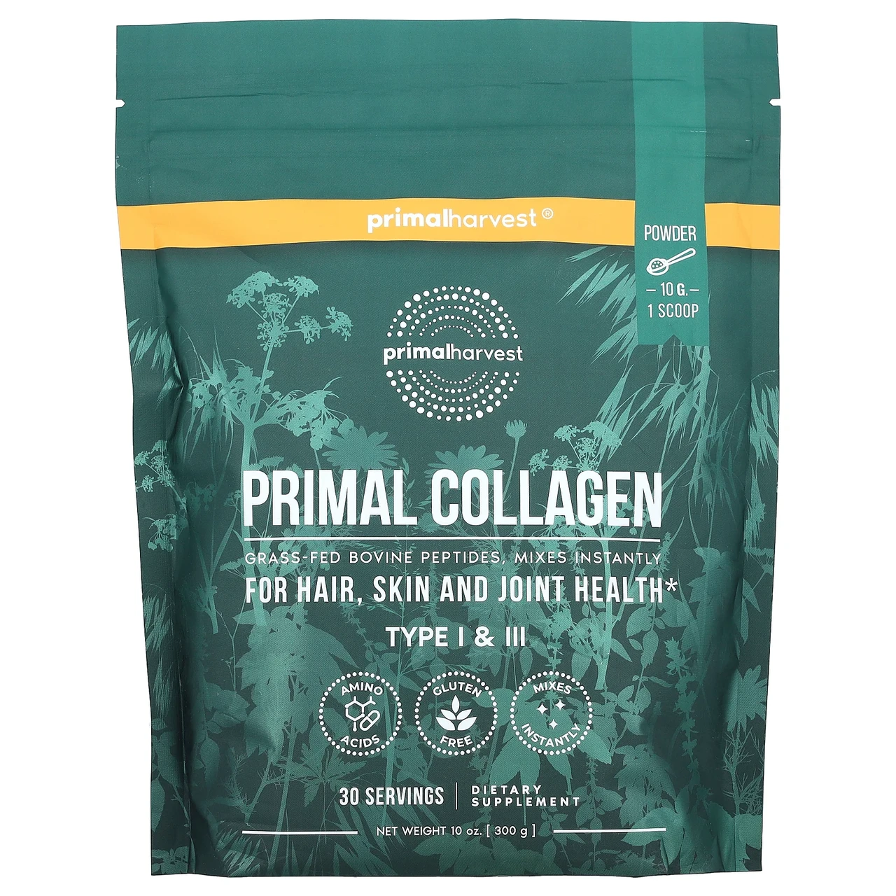 Primal Harvest, Primal Collagen, колаген, 300 г (10 унцій), Київ, фото 1