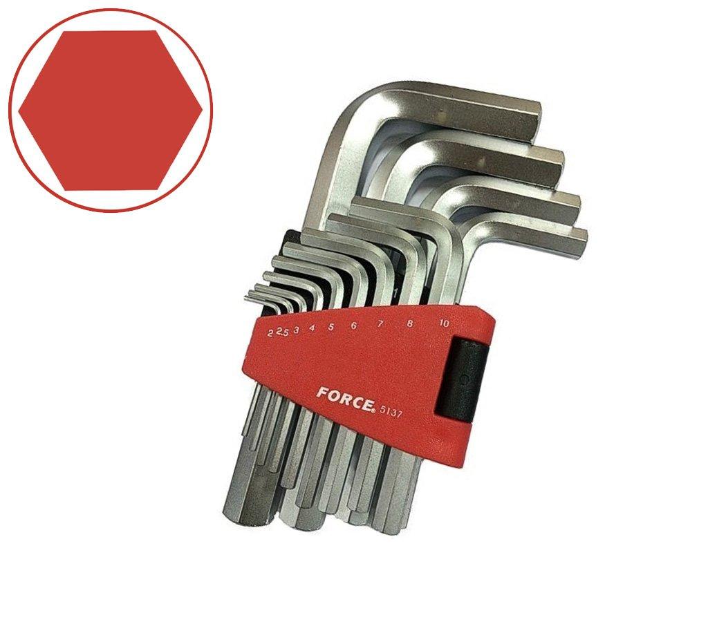 Набір ключів 6-гр. (HEX) Р-обр. 13 пр. (2-19 мм) 5137 F