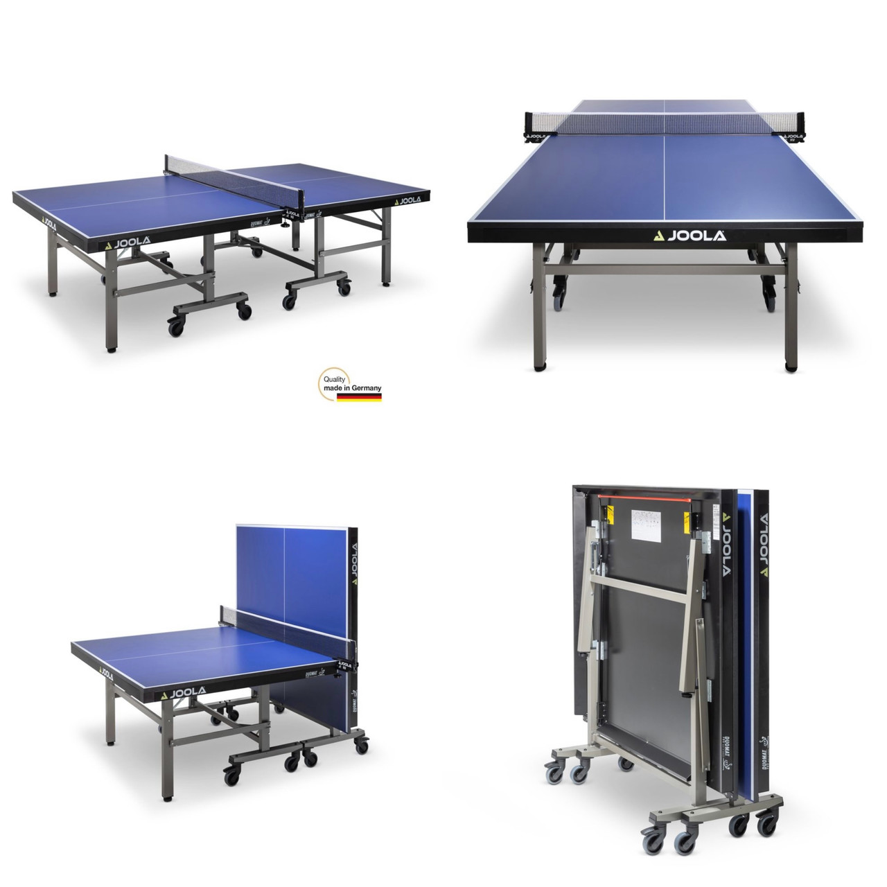 Тенісний стіл для закритих приміщень Joola Duomat Pro ITTF Blue розкладний професійний Синій
