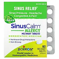 Boiron, SinusCalm Allergy, полегшення носа, без добавок, 60 таблеток Meltaway Дніпр Дніпро