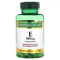 Nature's Bounty, Вітамін E, 180 мг, 120 м'яких таблеток Дніпр