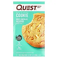 Quest Nutrition, Protein Cookie, білий шоколад і макадамія, 12 печінки, 58 г (2,04 унції)
