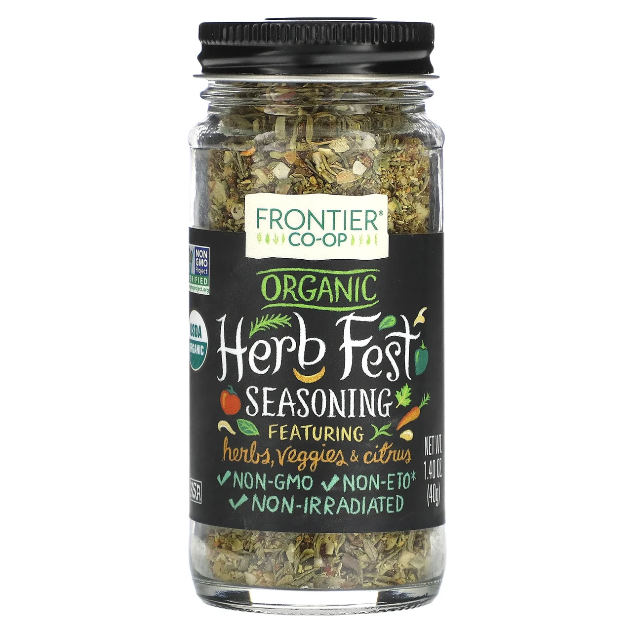 Frontier Co-op, Органічна приправа Herb Fest, 40 г (1,4 унції), Київ, фото 1