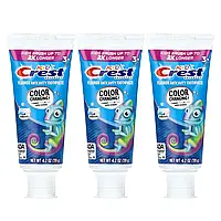 Crest, Advanced, дитяча зубна паста проти карієсу з фтором, для дітей від 3 років, жувальна жувальна оригінал