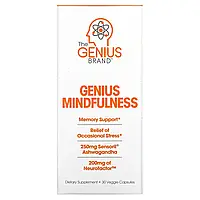 The Genius Brand, Genius Mindfullness, 30 рослинних капсул Дніпр Дніпро